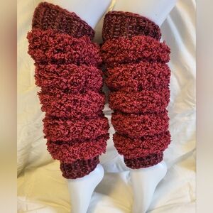 Hand-knit skrunchers™ legwarmers, 10" calf circumfrence (kids 10-12 approx.)